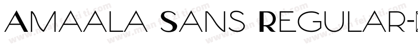 Amaala Sans Regular字体转换